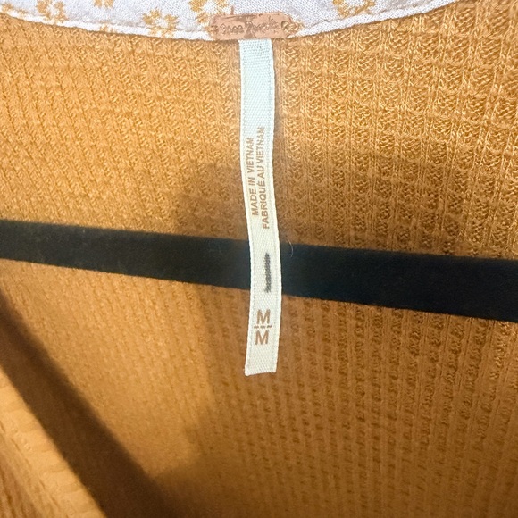 Free people Brown and Lavender Wrap Top - Picture 3 of 3